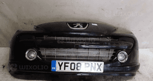 Zderzak przód przedni do peugeot 207 urban move halogeny exl exld czarny 2
