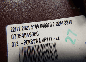 Fiat 500 lewa osłona obudowa lusterka nakładka 10