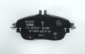 KLOCKI HAMULCOWE PRZÓD MERCEDES A W176 A0004209104 5