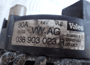 Alternator seat ibiza iii 1.9 tdi 038903023R radom 2