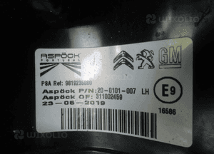 Lampa tylna tył lewa peugeot partner iii citroen berlingo iii opel combo e 9819235880 drzwi 2018 14