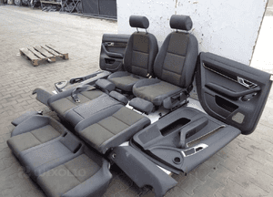 FOTELE SIEDZENIA MATERIAŁ AUDI A6 C6 ALLROAD 4