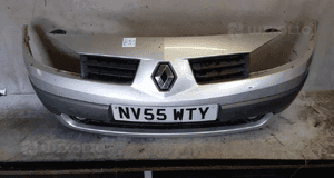 Zderzak przód przedni do renault megane ii 2 TED69 srebrny halogeny 1