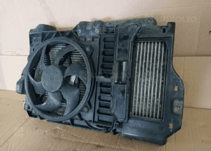 Pas przedni komplet chłodnice wentylator Citroen C5 Peugeot 407 2.0 HDI 136 km 2