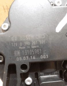 SILNICZEK WYCIERACZKI TYŁ OPEL ASTRA H KOMBI nr 13105981 / 0390201591 4