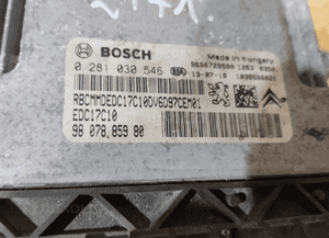 STEROWNIK SILNIKA KOMPUTER PEUGEOT CITROEN 1.6 HDI 0281030546 2