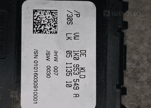 VW Golf V Touran Audi A3 Seat Altea Octavia modul pod kierownice 1K0953549  BB BC D B A G 8P0953549 3
