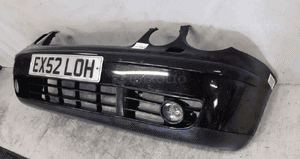 Zderzak przód przedni do volkswagen vw polo 9N halogeny spryski xenon LC9Z czarny halogeny 3