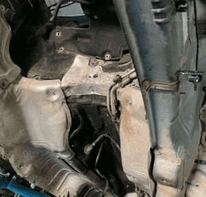 mercedes ml gl 164 Osłony termiczne wyciszenie blacha  osłona 5