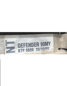 Intercooler chłodnica powietrza BTP5520 Land Rover Defender 2.5 Td5 3