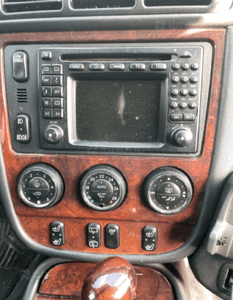 MERCEDES ML 163 lift  panel klimatyzacji drewno  dekor low range 1