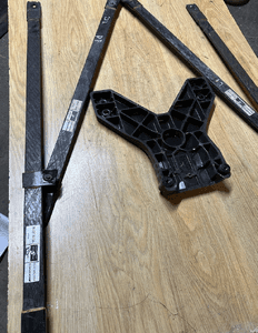 MERCEDES S63 AMG / 222 long wspornik carbon podwozia lewy prawy przód tył 2
