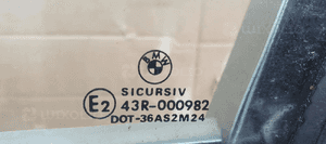 Drzwi lewy przód przednie lewe BMW 5 E39 Titansilber 354 8