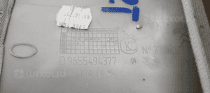 Osłona poszycie słupka prawy tył Citroen C5 III Sedan 9655494377 5