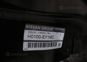 Drzwi przednie prawe nissan qashqai 2 nowe H0100-EY1MC oryginał 6