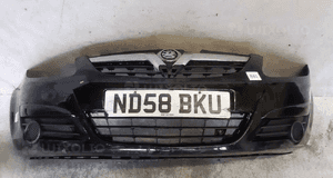 Zderzak przód przedni do opel corsa d Z20R czarny 1