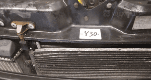 Pas przedni fiat 500 1.3 multijet diesel wzmocnienie czołowe chłodnica wody wentylator obudowa komplet 2