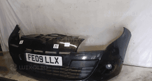 Zderzak przód przedni renault megane 3 iii NV676 czarny halogeny do malowania ! 2
