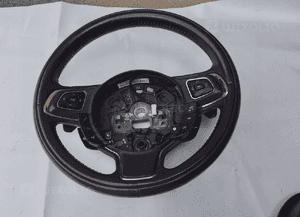 KIEROWNICA MULTIFUNKCJA SKÓRA SKÓRZANA ŁOPATKI JAGUAR XJ X351 3