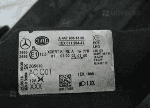 Mercedes v klasa 447 full led lampa przednia lewa 4