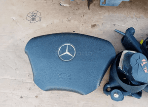 Konsola deska rozdzielcza poduszki pasy sensor komplet Mercedes ML W163 9
