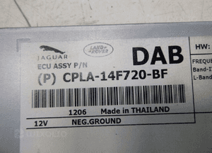 JAGUAR XF X250 MODUŁ STEROWNIK AUDIO RADIA DAB 6