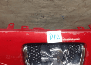 Zderzak przód przedni peugeot 308 lkrd bordo bordowy halogeny 1