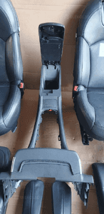 Fotele komplet kanapa skóra elektryczne podłokietnik boczki Citroen C5 III Kombi 9