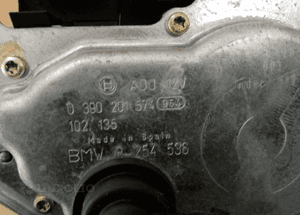Silniczek wycieraczki tył tylnej BMW E46 Compact 0390201574 8254536 6