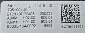 BMW X4m F98 Panel Klimatyzacji NAWIEWU ŚRODKOWA 7951991 4