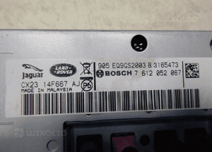 Jaguar xf X250 XF250 ekran monitor wyświetlacz eu 8