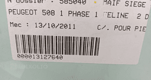 PEUGEOT 508 I szyba przednia czołowa 2010-2018 5