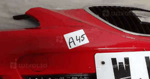 Zderzak przód przedni do seat leon MK2 ii 2 halogeny LS3H czerwony 2