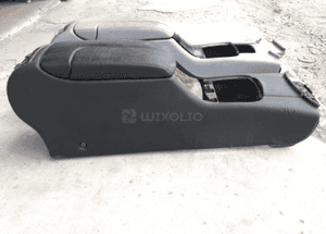 MERCEDES S 220 podłokietnik schowek skóra czarny 2