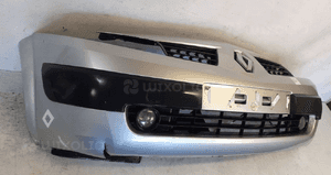 ^ ZDERZAK PRZÓD PRZEDNI DO RENAULT MEGANE II 2 TED69 SREBRNY HALOGENY 4