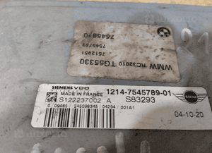 STEROWNIK SILNIKA KOMPUTER MINI COOPER R50 1.6B 7545789 S122237002 2