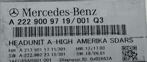 Mercedes Radio Nawigacja Multimedia NR-213 HIGH AMERIKA SDARS A2229009719 5