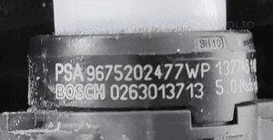 Czujnik parkowania cofania pdc peugeot 208 i 9675202477WP 0263013713 12-19 6