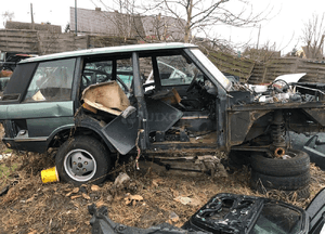 Maska błotnik lampa zderzak Range Rover Classic 7