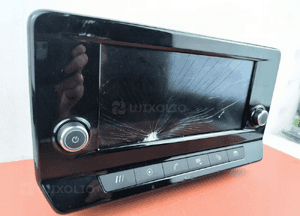 SEAT Leon IV 4 Radio Wyświetlacz 5FA035871B Uszkodzony 3