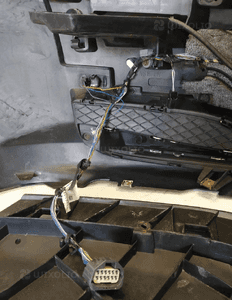 Jaguar xf X250 lift zderzak przód przedni czarny-chrom grill znaczek kratki 4XPDC płyta osłona kompletny 20