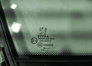 SZYBA DRZWI PRAWA PRAWY PRZÓD PRZEDNIA TRÓJKĄT PEUGEOT 508 I SEDAN 2010-14 4
