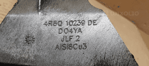 Łapa wspornik silnika Jaguar XF X250 2.7 TDV6 4R8Q-10239-DE 6