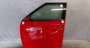 Drzwi przód przednie lewe do skoda fabia ii 2 5D 5 drzwi hb 8151 czerwony 1