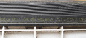 Listwa drzwi lewy tył tylna lewa Audi A6 C6 Kombi LY9B 4F0853969 6