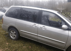 Mazda MPV 99-06 Fotel Siedzenie lewe tylny tył 7