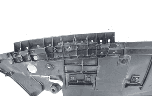 Osłona płyta pod zderzak smart fortwo 453 18- 622353333R 8