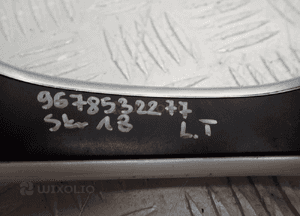Klamka lewy tył keyless chrom peugeot 508 9678532277 3