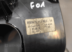 Bmw 7 F01 F02 cupholder schowek uchwyt na kubki bez wkładu oryginał 8
