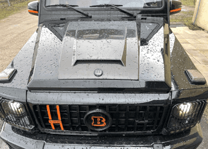 MERCEDES g 463 maska pokrywa carbon czarna 040 5